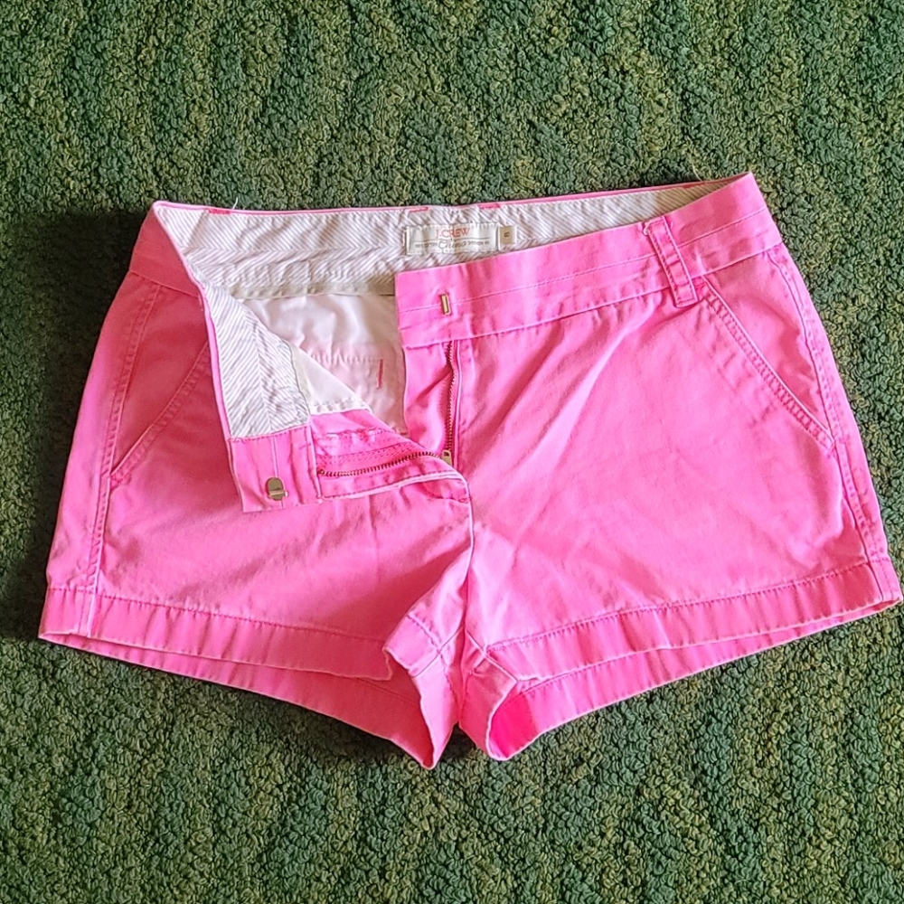 J. Crew hot pink shorts